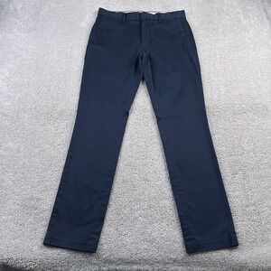 Banana Republic Pants Mens 30x32 Blue Fulton‎ Skinny Rapid Movement Chino